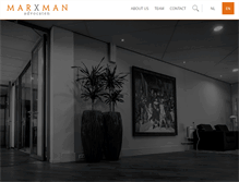 Tablet Screenshot of marxman.nl